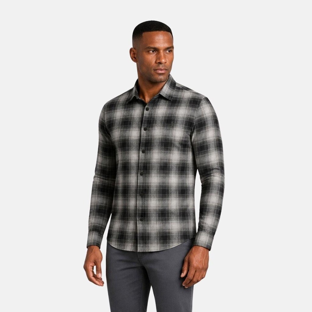 Camisa Xadrez Manga Longa Algodão Medson