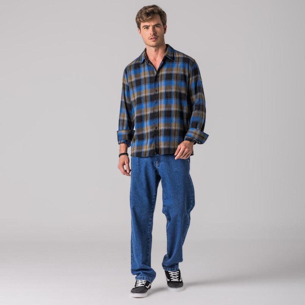 Camisa Xadrez Masculina Rock e Soda