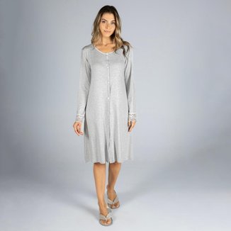 Camisão Feminino Midi Gestante Mescla