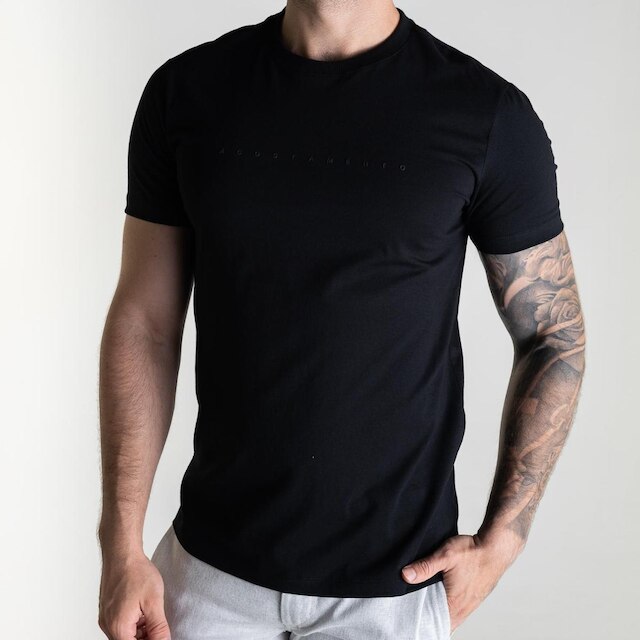 Camiseta Acostamento Minimalist Preta