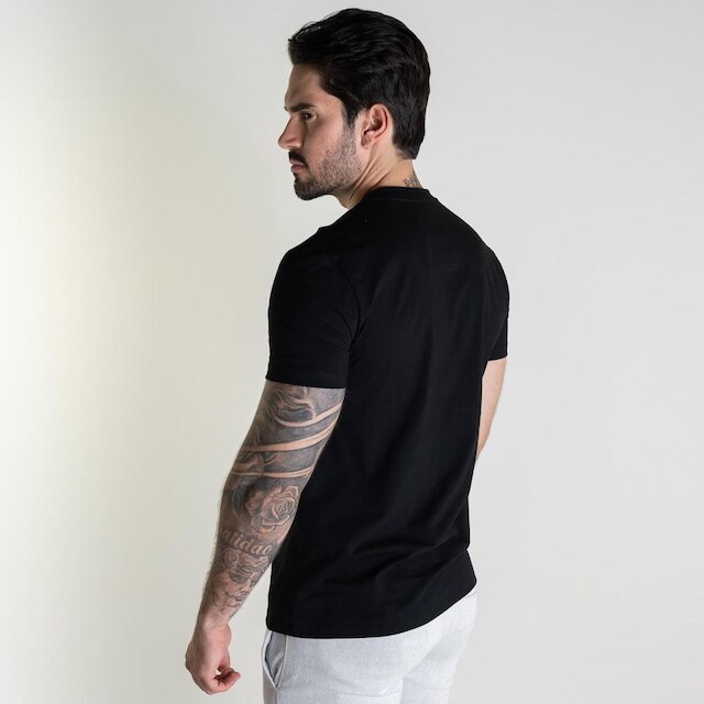 Camiseta Acostamento Minimalist Preta