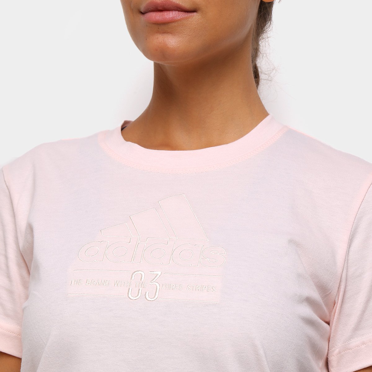 camiseta adidas feminina rosa bebe