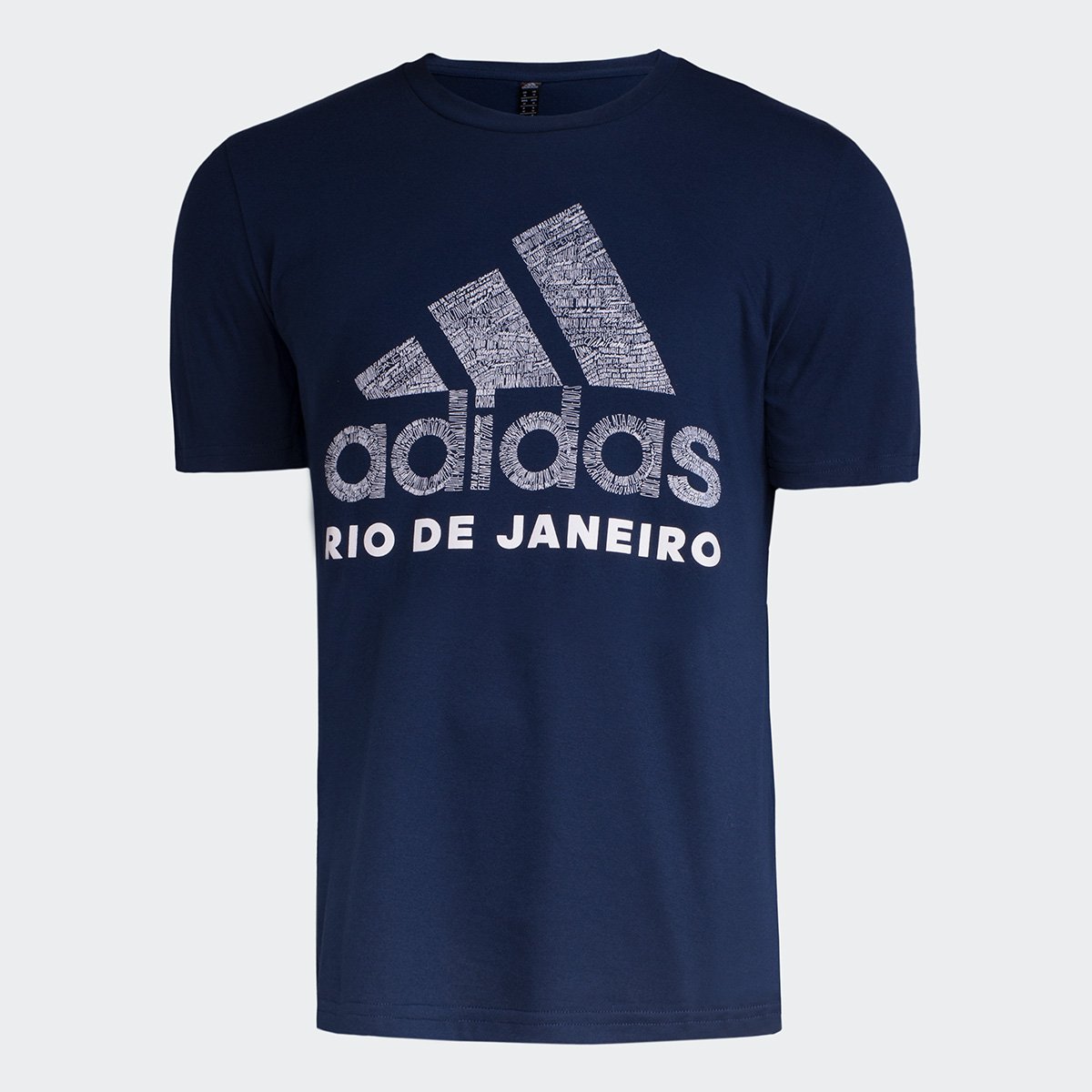 Camiseta Adidas Cidade Rio de Janeiro Masculina - Marinho Menor preço em Camiseta Adidas Cidade Rio de Janeiro Masculina - Marinho