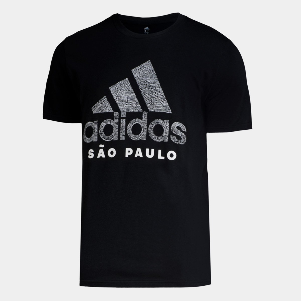 Camiseta Adidas Cidade São Paulo Masculina - Preto Menor preço em Camiseta Adidas Cidade São Paulo Masculina - Preto