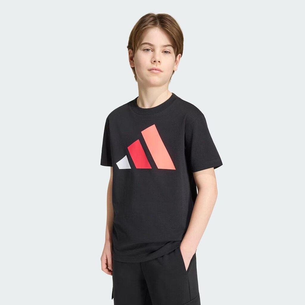 Camiseta Adidas Essentials Big Logo Juvenil Preta