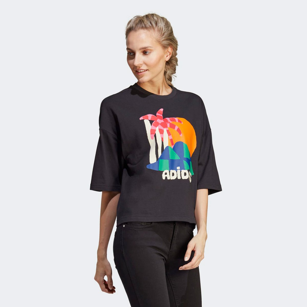 Camiseta Adidas Farm Feminina Menor preço em Camiseta Adidas Farm Feminina