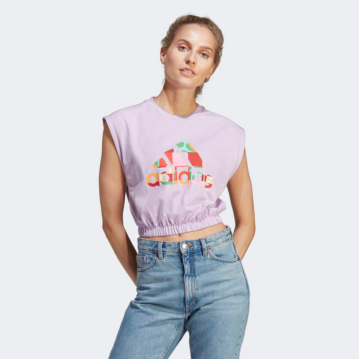 Camiseta Adidas Farm Sem Manga Feminina Menor preço em Camiseta Adidas Farm Sem Manga Feminina