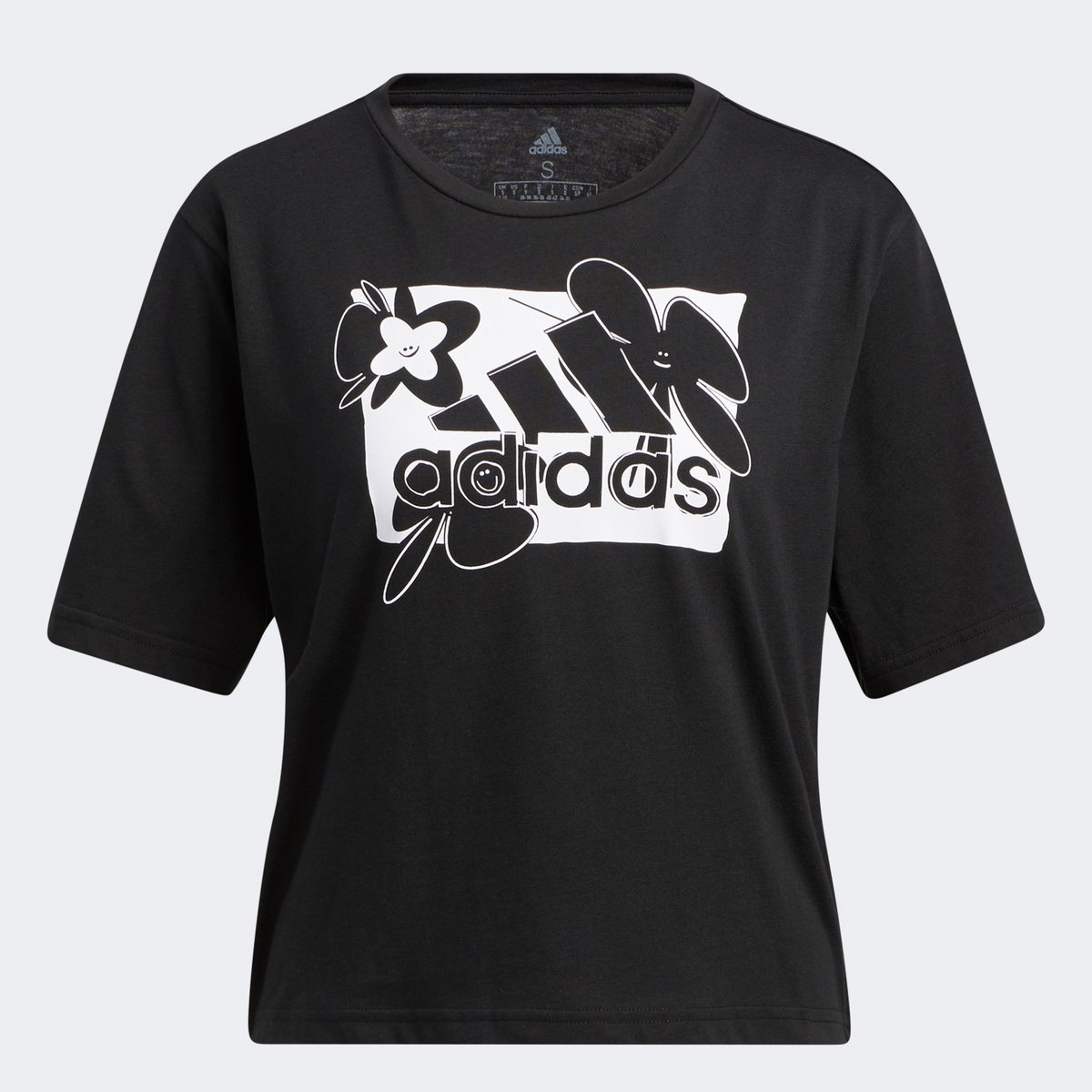 blusa adidas flores