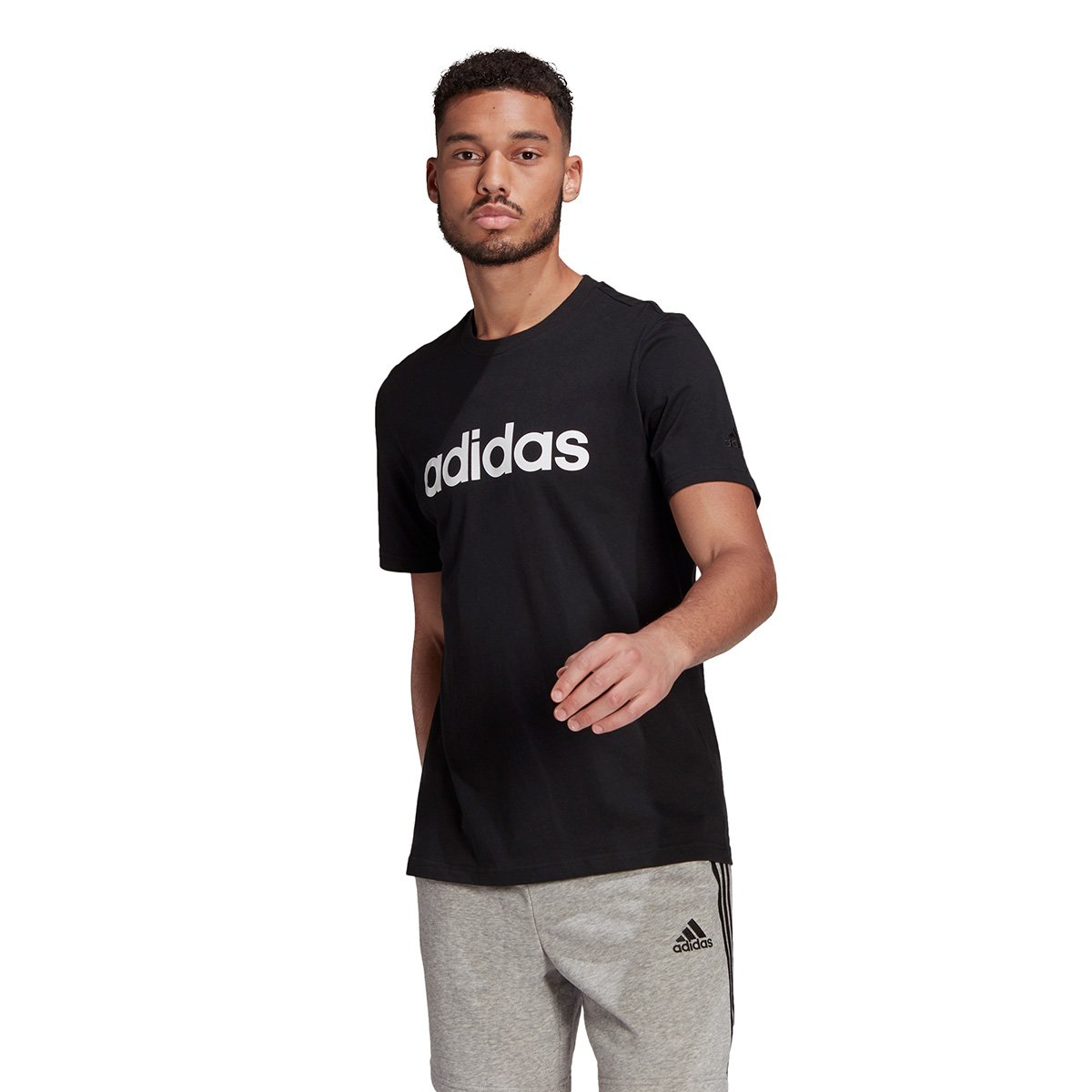 Camiseta Adidas Logo Linear Masculina - Preto é ruim? Camiseta Adidas Logo Linear Masculina - Preto é boa?