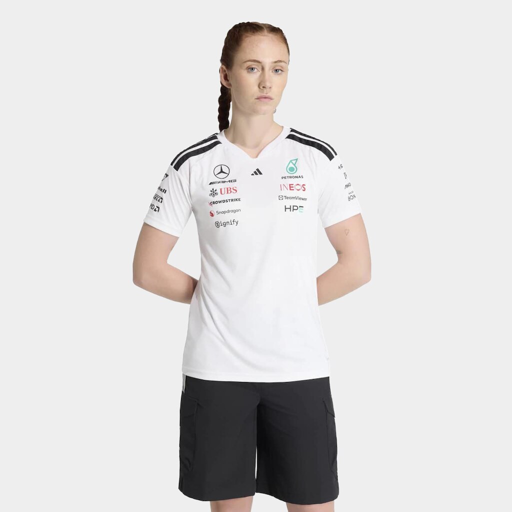 Camiseta Adidas Mercedes Petronas Petro Feminina