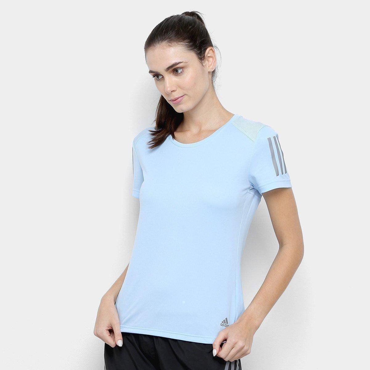 camiseta adidas own the run tee feminina