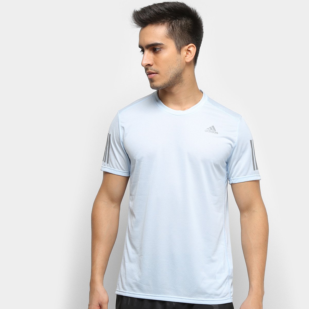 Camiseta Adidas Response Masculino - Marinho Menor preço em Camiseta Adidas Response Masculino - Marinho