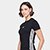 Camiseta Adidas Slim 3 Stripes Feminina - Preto+Branco