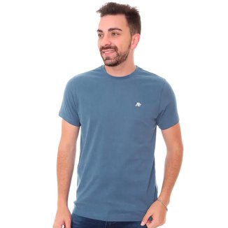 Camiseta Aeropostale Embroidered Light Logo A87 Azul Médio