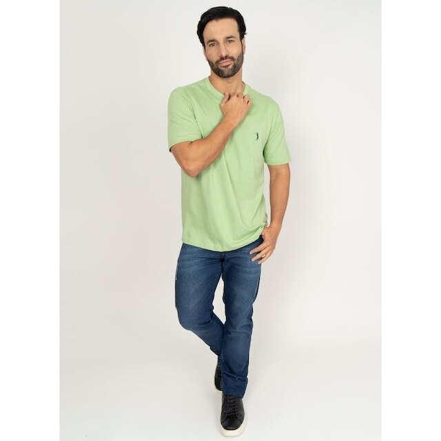 Camiseta Aleatory Lisa Verde Abacate