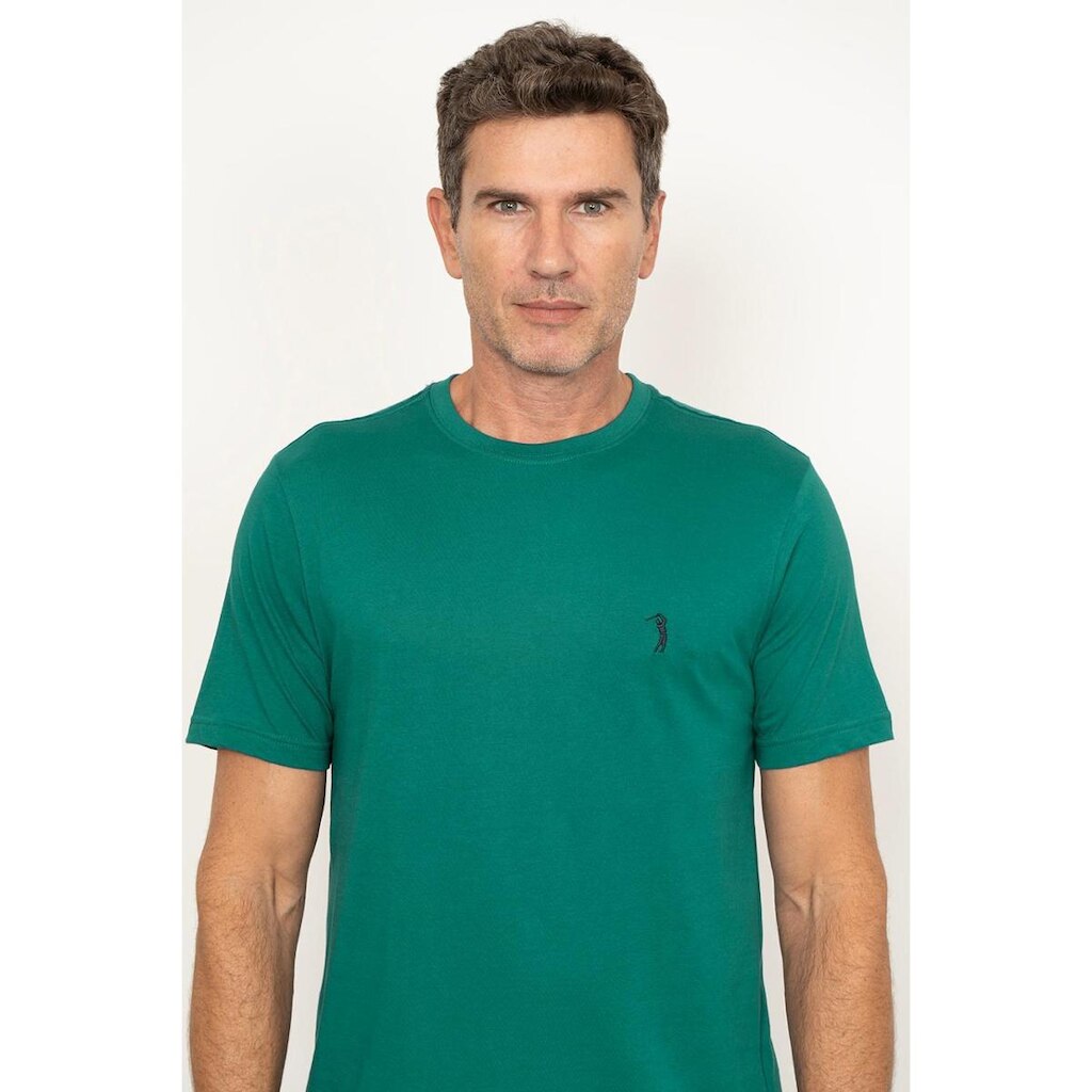 Camiseta Aleatory Lisa Verde Azulada