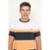 Camiseta Aleatory Listrada Mize Laranja - Laranja
