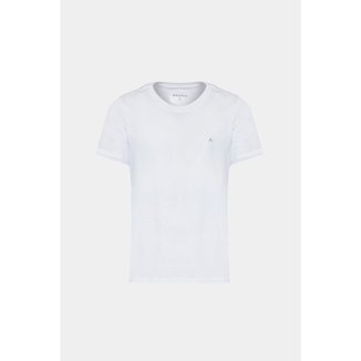 Camiseta Algodão Aramis Básica Manga Curta Branco