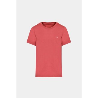Camiseta Algodão Aramis Básica Manga Curta Vermelho