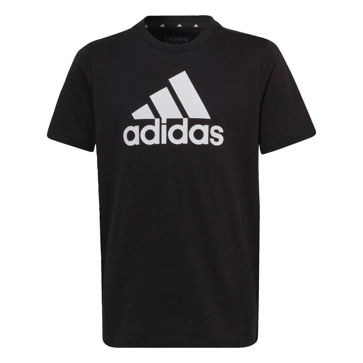 Camiseta Algodão Essentials Big Logo Adidas - Preto Menor preço em Camiseta Algodão Essentials Big Logo Adidas - Preto