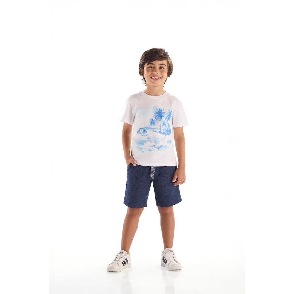 Camiseta Algodão Estampa Frontal Quimby
