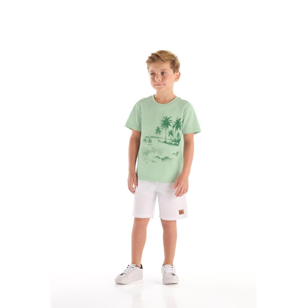 Camiseta Algodão Estampa Frontal Quimby