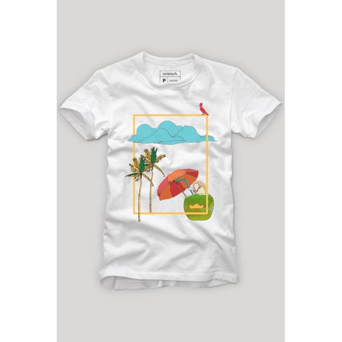 Menor preço em Camiseta Algodão Sb Tardezinha Moderna Reserva - Branco