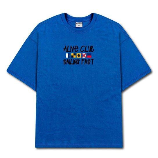 Camiseta Alive Flags Azul Royal