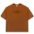 Camiseta Alive Oversized Emboss Marrom - Marrom