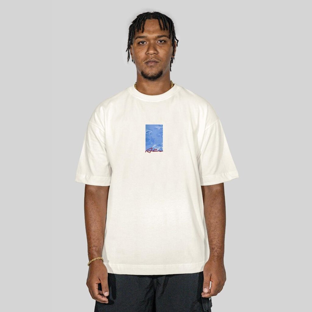 Camiseta Alive Oversized Picture Unissex