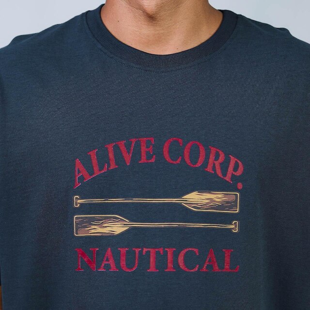Camiseta Alive Paddle Azul Marinho