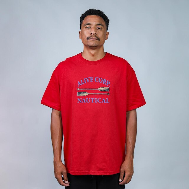 Camiseta Alive Paddle Vermelho