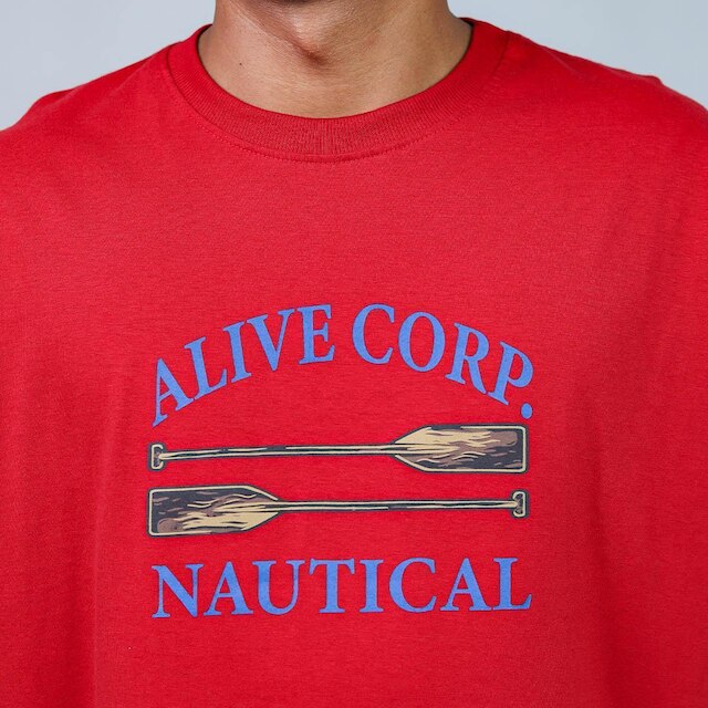 Camiseta Alive Paddle Vermelho