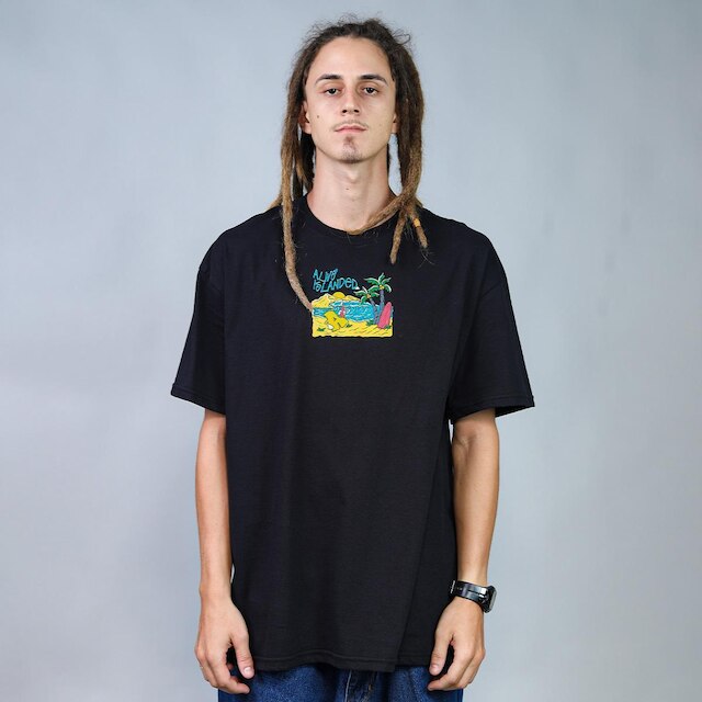 Camiseta Alive Waves Preto
