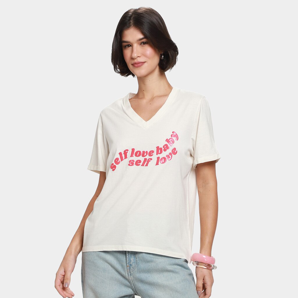 Camiseta All Is Love Self Love Feminina