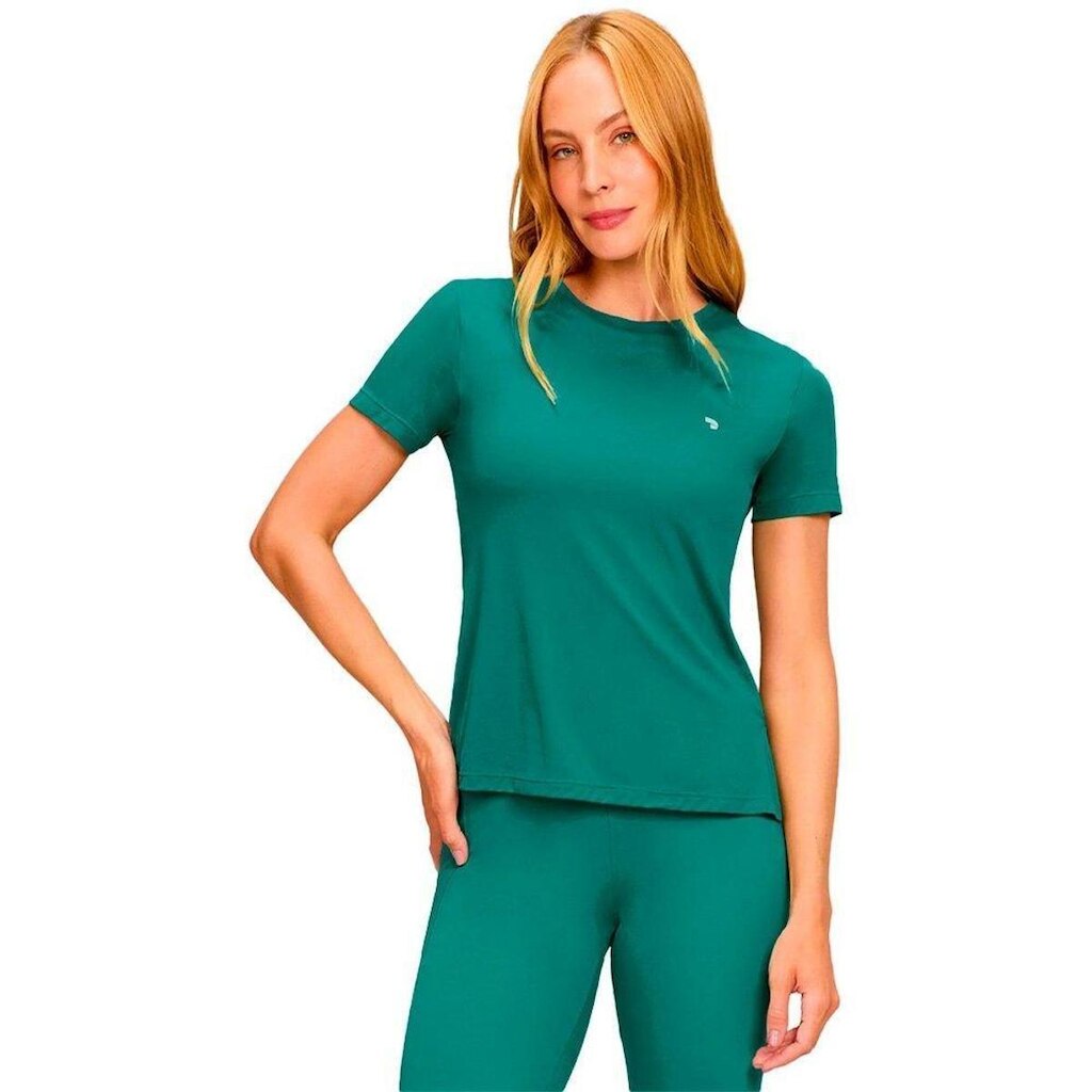 Camiseta Alto Giro Eterna Gola Redonda Feminina