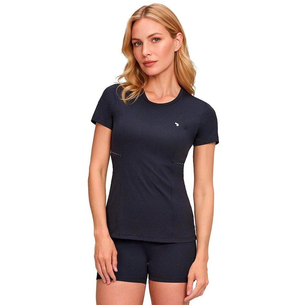 Camiseta Alto Giro Tule Feminina