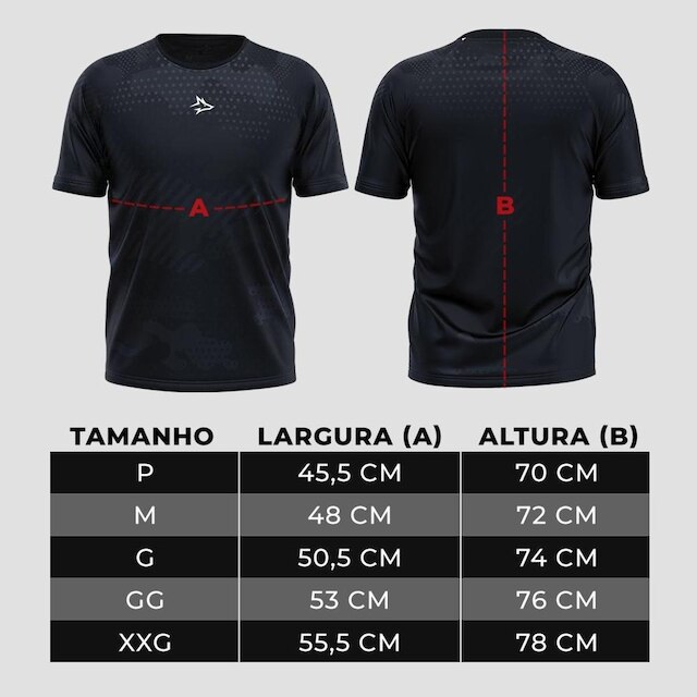 Camiseta Apex Dry Middle Lupus Sem Costura