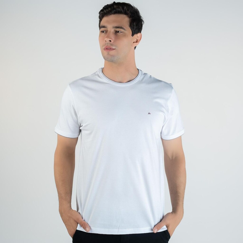 Camiseta Aramis Básica Friso Branca