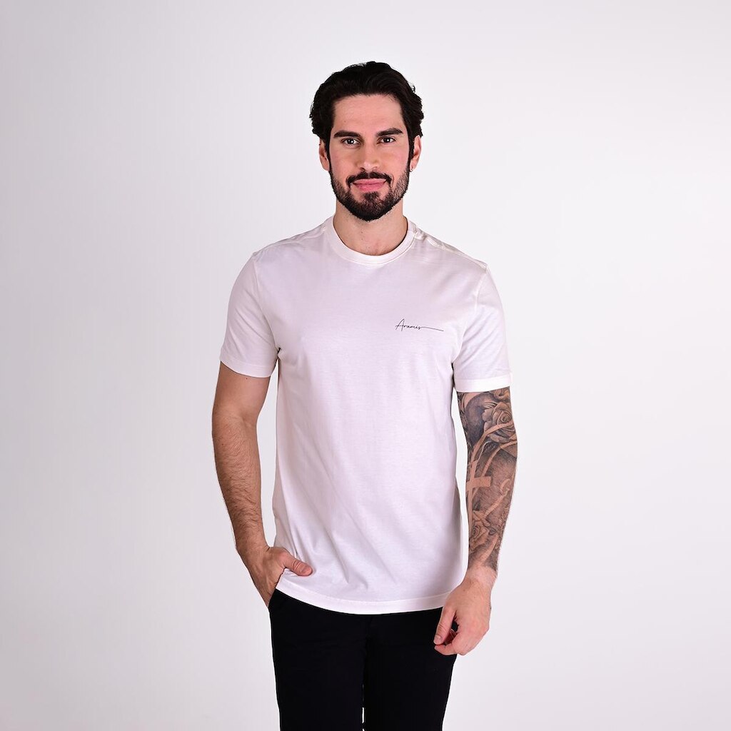 Camiseta Aramis HandWritten Branca