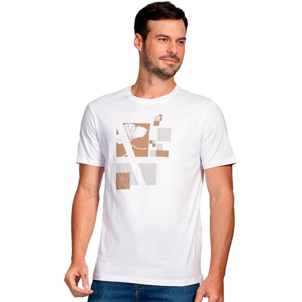 Camiseta Aramis Lirio Pixels Masculino