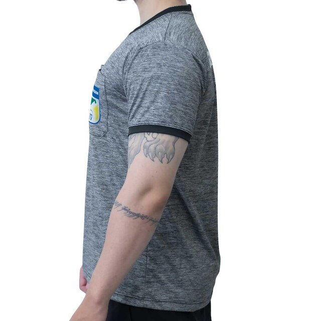 Camiseta Árbitro Dry Melange Mescla Premium