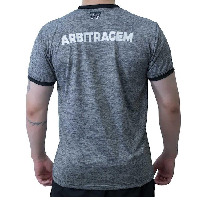 Camiseta Árbitro Dry Melange Mescla Premium