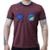 Camiseta Árbitro Dry Melange Mescla Premium - Bordô
