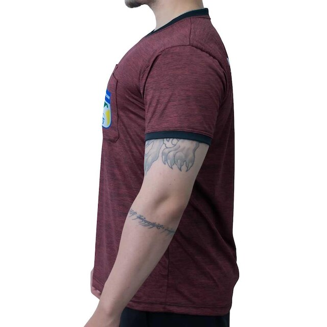 Camiseta Árbitro Dry Melange Mescla Premium