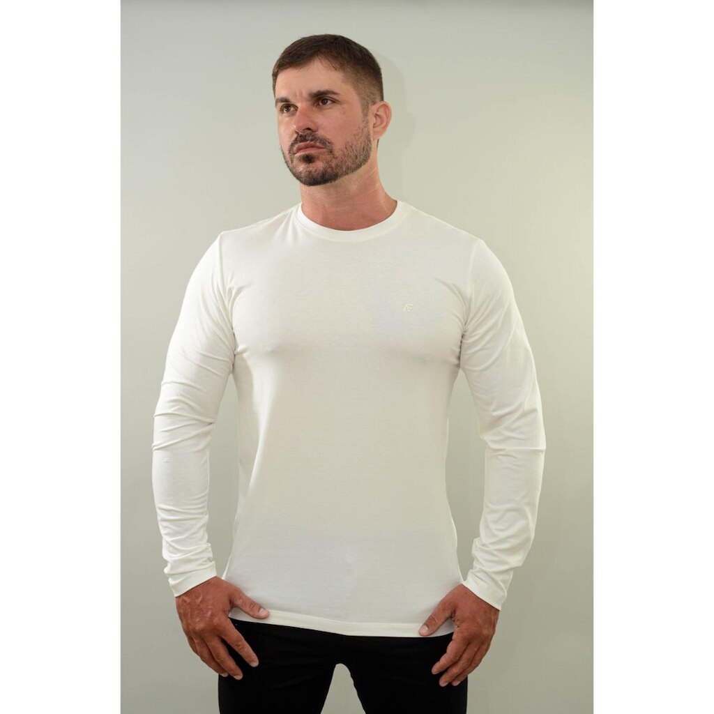 Camiseta Arfolk Longa Egípcia Af Relevo Masculina