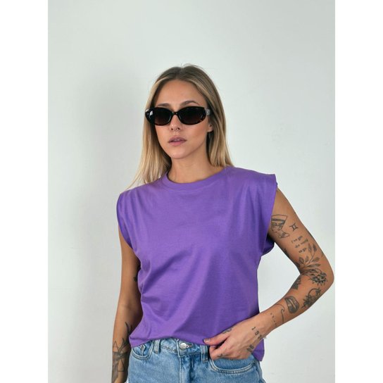 Camiseta Aveloz Feminina Muscle Tee Roxo