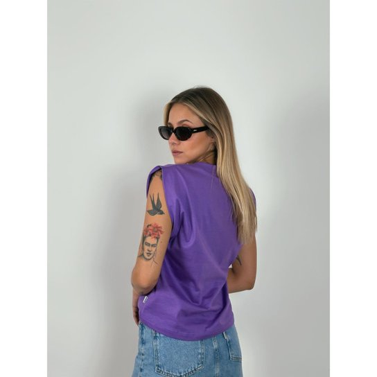 Camiseta Aveloz Feminina Muscle Tee Roxo