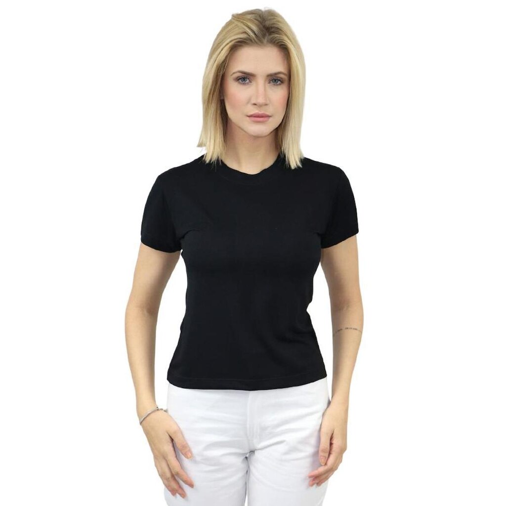 Camiseta Baby Look Feminina 65% Poliéster e 35% Viscose