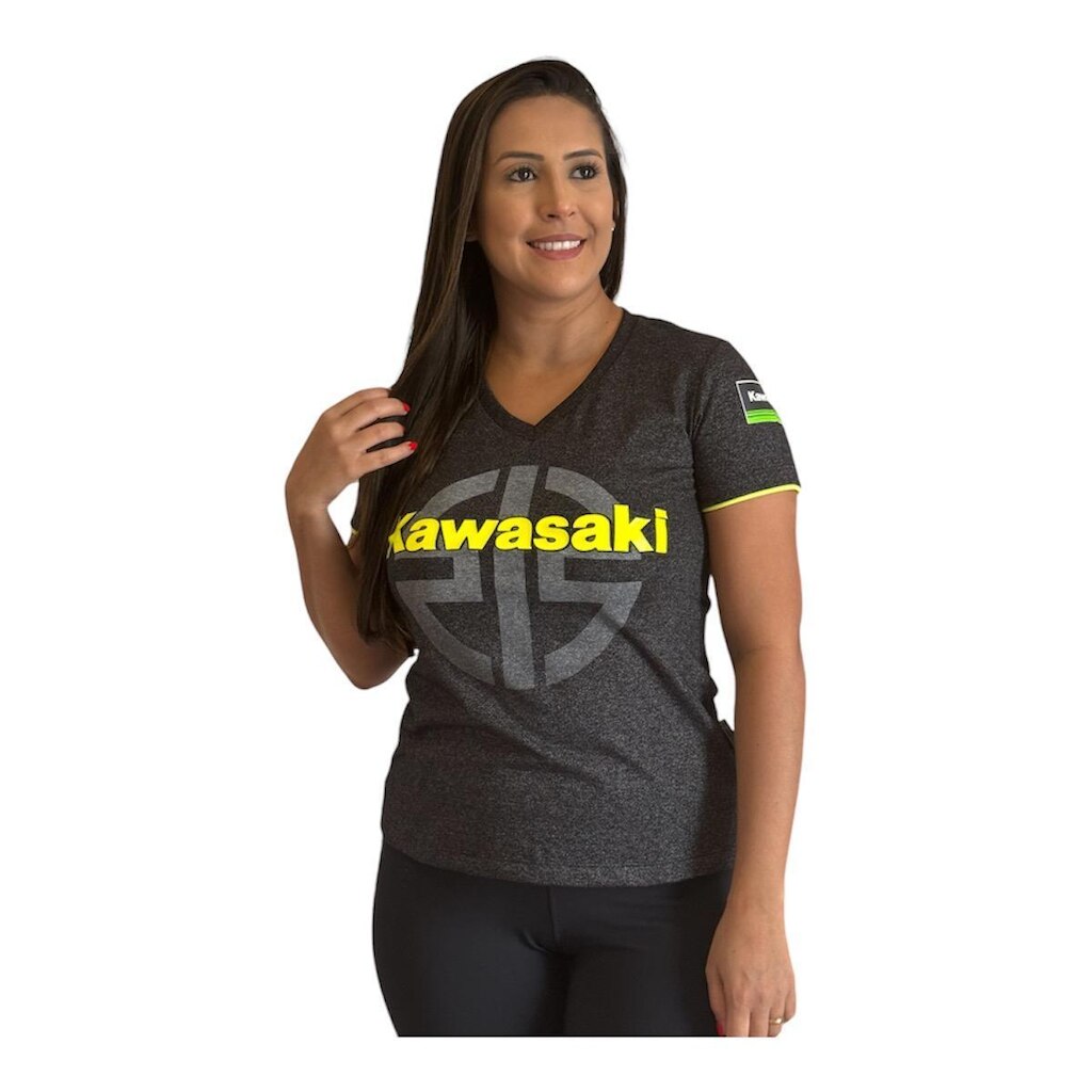 CAMISETA BABY LOOK FEMININA ALLBOY KAWASAKI